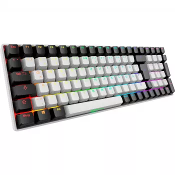 SKILLER SGK50 S2, Gaming Keyboard White, DE-Layout, Gateron Red