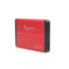 Gembird EE2-U3S-2-R saugojimo įrenginio korpusas 2,5 colių HDD korpusas Raudonas