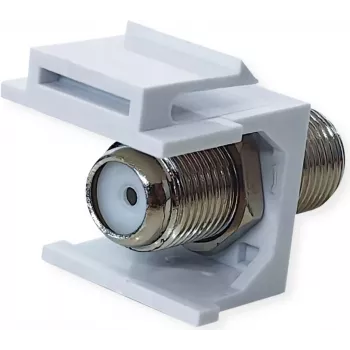 VALUE ROLINE Keystone-Coupling F-Type Plastikas Nickelplatte (25.99.8214)