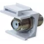 VALUE ROLINE Keystone-Coupling F-Type Plastikas Nickelplatte (25.99.8214)