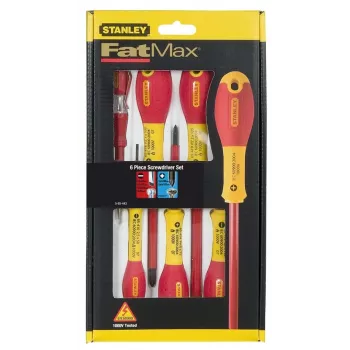 Izoliuotų plokščių ir Pozidriv atsuktuvų rinkinys Stanley FATMAX 0-65-443