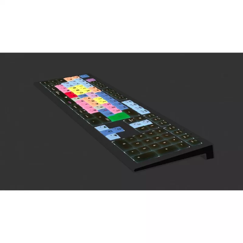 Logickeyboard Avid Media Composer ASTRA 2 apšviesta klaviatūra, skirta Mac, prancūziška (LKB-MCOM4-A2M-FR)
