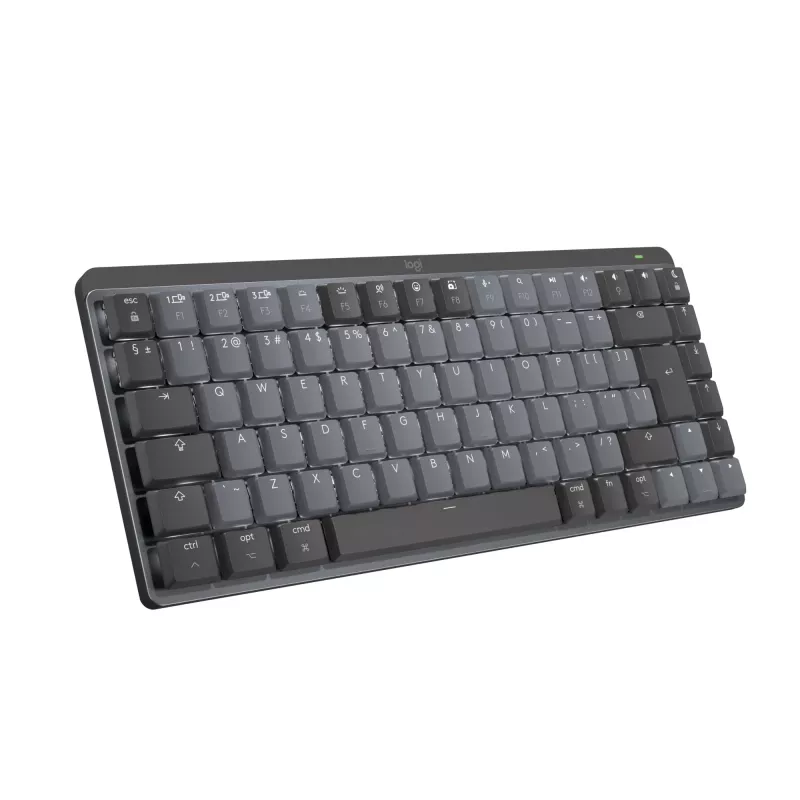 „Logitech MX Mechanical Mini“ belaidė klaviatūra be skaičių bloko, Bluetooth