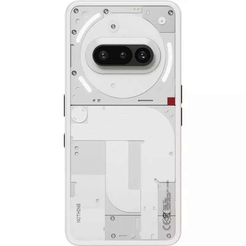 Nothing Phone (3a) 17.2 cm (6.77) Dviguba SIM Android 15 5G USB Type-C 12 GB 256 GB 5000 mAh Balta