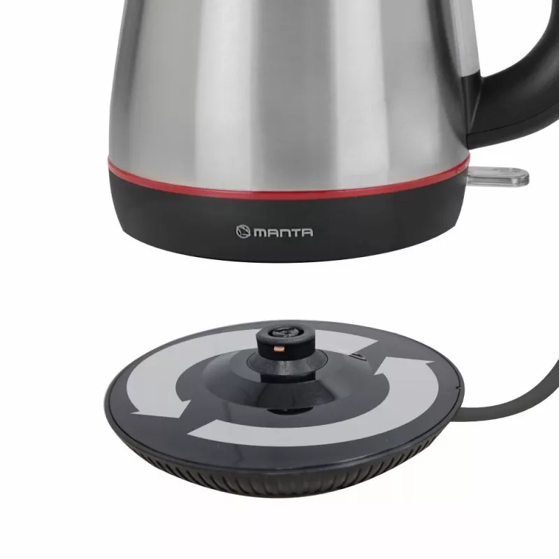 Elektrinis virdulys MANTA 1.7L 2200W nerūdijantis plienas