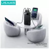 Išorinė baterija usams PB80 PD20W 10000mAh — nešiojamas įkroviklis, juoda