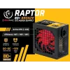 Maitinimo blokas RAPTOR 600W BRONZE 80+, Vienguba linija, DC-DC