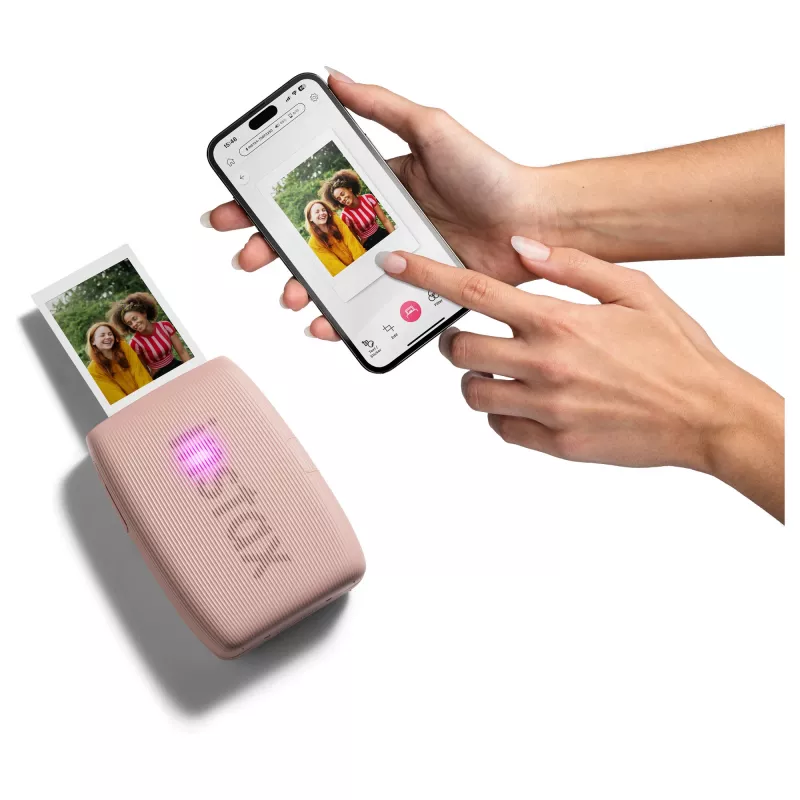 Nuotraukų spausdintuvas Fujifilm Instax Mini Link 3 Pink Bluetooth nešiojamasis momentinis spausdintuvas