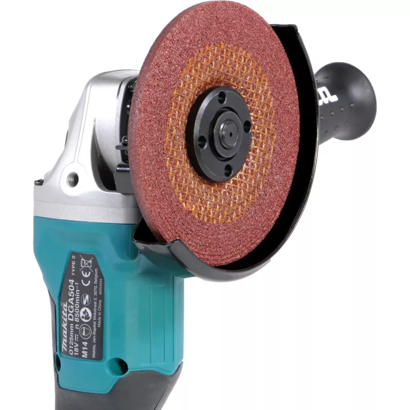 Makita DGA504Z belaidis kampinis šlifuoklis 125 mm Li-Ion LXT 18 V, be baterijos