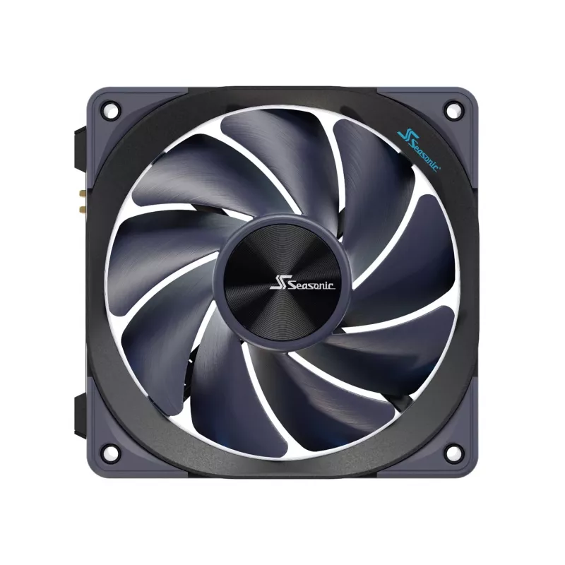 Seasonic MagFlow 1-Fan Kit Kompiuterio korpuso ventiliatorius 12 cm Juodas 1 vnt.