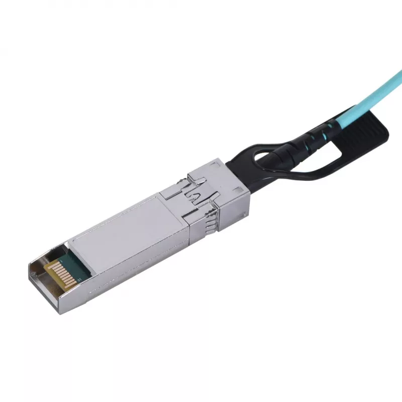 Šviesolaidinis/AOC kabelis UBIQUITI UACC-AOC-SFP10-5M SFP+ į SFP+, 10 Gbit/s, 5 m, 850 nm, PVC apvalkalas, akvamarinas