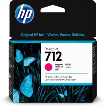 HP 712 (3ED68A) rašalo kasetė, purpurinė (SPEC)