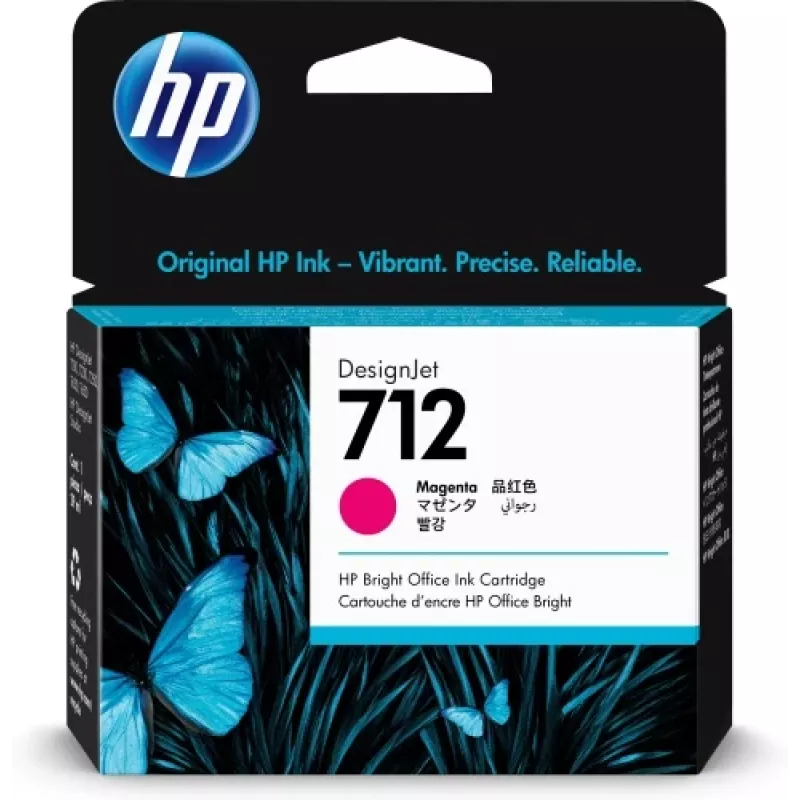 HP 712 (3ED68A) rašalo kasetė, purpurinė (SPEC)