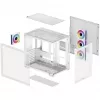 PC Case DeepCool CG530 4F WH Midi Tower Baltas