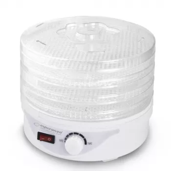 Esperanza EKD003 maisto džiovintuvas permatomas, baltas 250 W