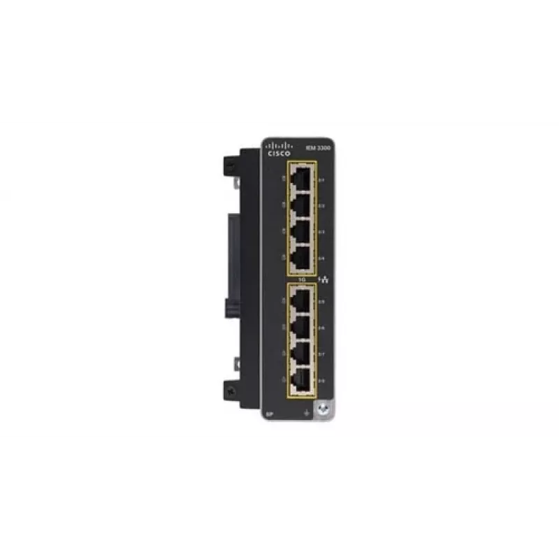 CATALYST IE3300 RUGGED 8 PORT GE POE+ EXP MODULE