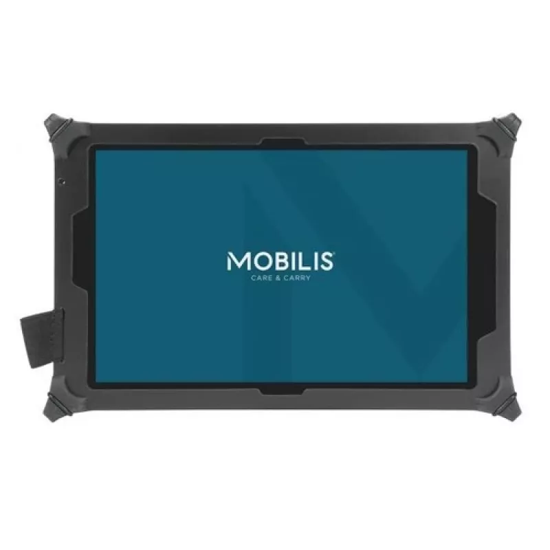 Apsauginis dėklas Galaxy Tab Acti su elastine rankos juostele, juodas