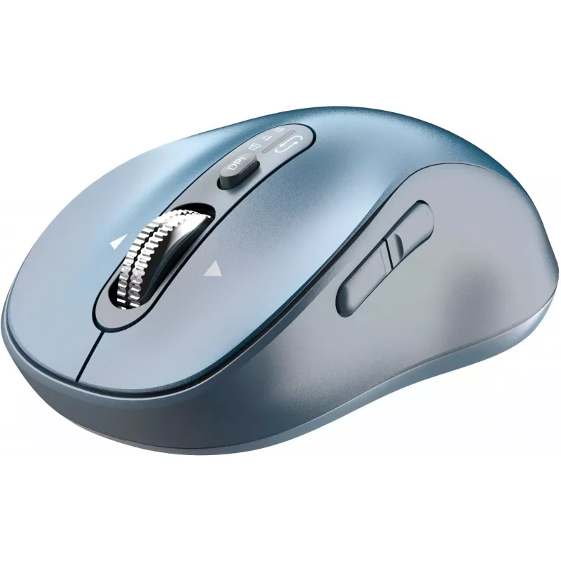 Belaidė pelė YENKEE YMS2010BE dviejų režimų ergonominė, 2,4 GHz USB imtuvas + Bluetooth 5.1, 4 lygių DPI 1000–3200, 6 mygtukai