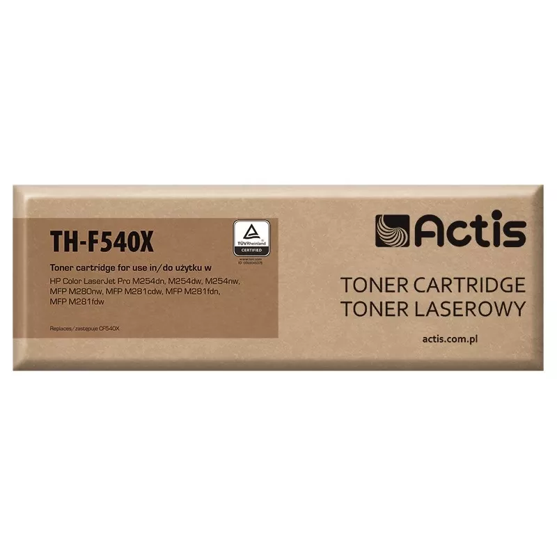 Actis TH-F540X toneris (pakaitalas HP 203X HP203X CF540X; Standard; 3200 puslapių; juodas)