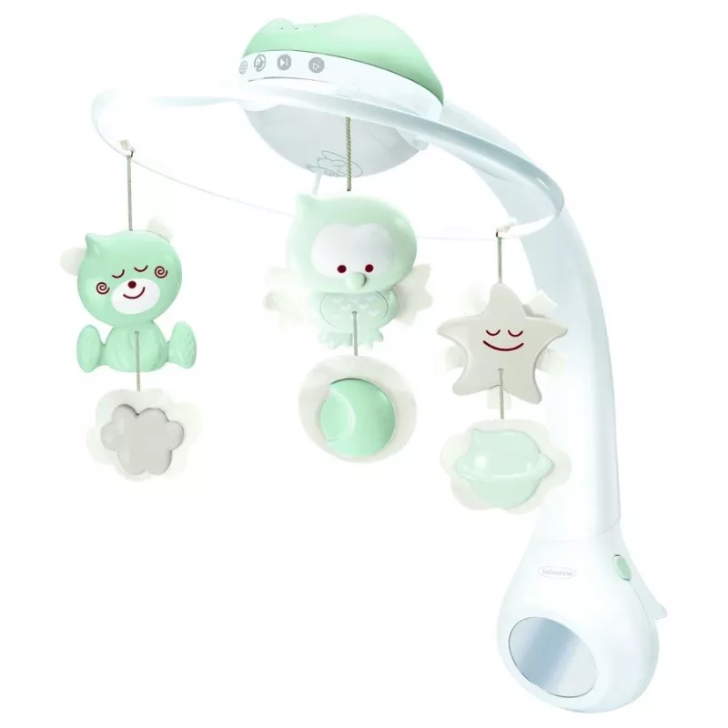 Muzikinis žaislas B-kids Musix Box 3in1 Green — 3-in-1 interaktyvi kūdikių muzikos dėžutė su lemputėmis ir mygtukais