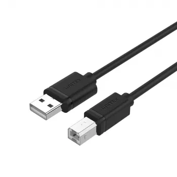 UNITEK Y-C421GBK USB laidas 5 m USB 2.0 USB A USB B Juoda