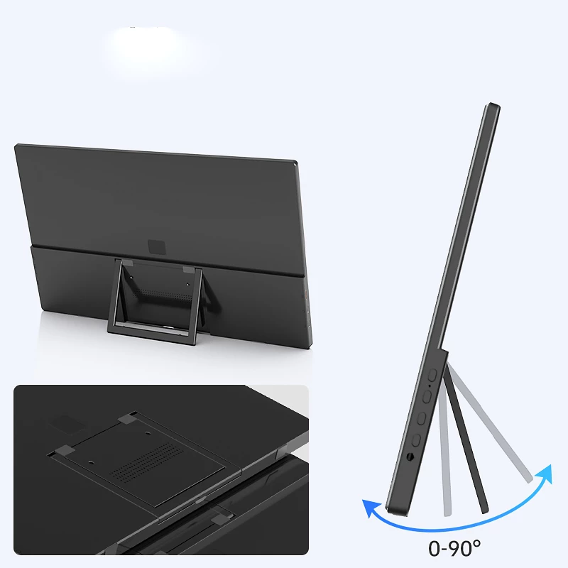 Nešiojamasis monitorius nešiojamiesiems kompiuteriams, telefonams ir konsolėms Extralink Smart Life 14, USB-C/micro-HDMI