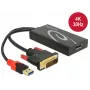 Kabelis DVI 24+1 + USB-A/DisplayPort 20 kontaktų DeLOCK 62596