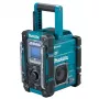 Nešiojamas radijas Makita DMR301 — DAB/DAB+/FM/AM, USB-A, 18V Li‑Ion, atsparus vandeniui