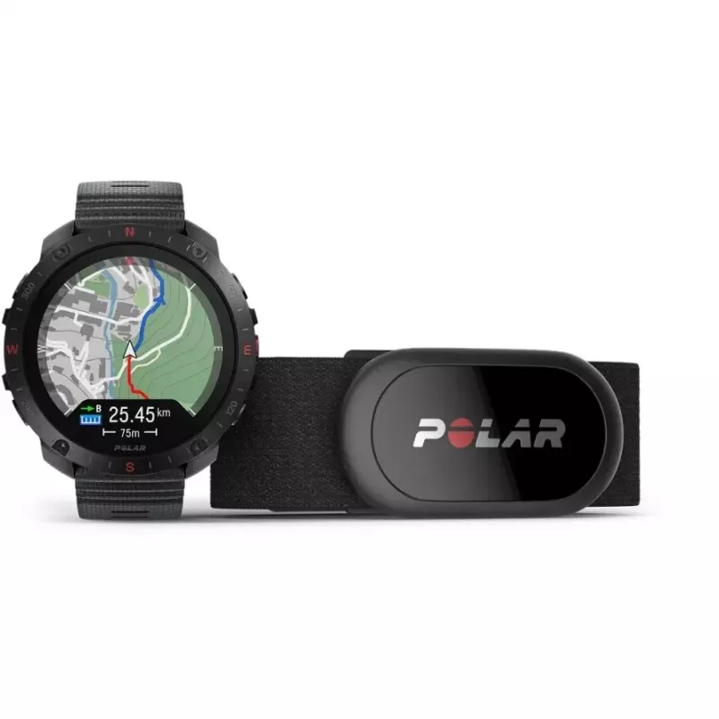 Polar Grit X2 Pro 3,53 cm (1.39 inch) AMOLED Digital 454 x 454 Pixel Touchscreen Juodas GPS (900110286)