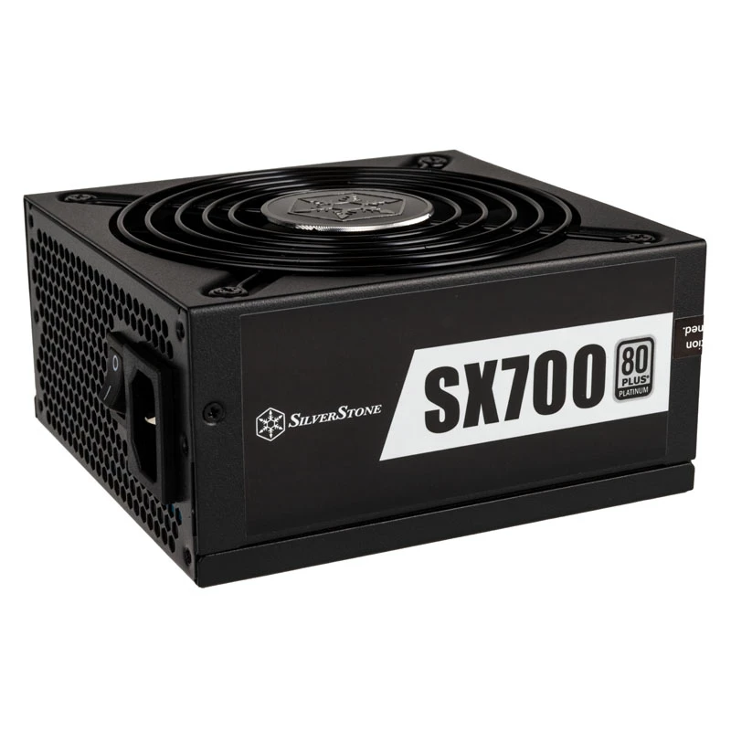 SilverStone SFX Series SX700-LPT - V1.1 - maitinimo blokas (vidinis) - ATX12V 2.4/ EPS12V / SFX-L - 80 PLUS Platinum - AC 120/230 V - 700 Watt - aktyvus PFC - juodas