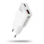 Universalus USB sieninis įkroviklis everActive SC-380Q Super plonas QC 3.0 — greitasis įkrovimas Quick Charge 3.0, kompaktiška konstrukcija