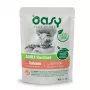 Oasy gabalėliai padaže suaugusioms sterilizuotoms katėms Lašiša 85g