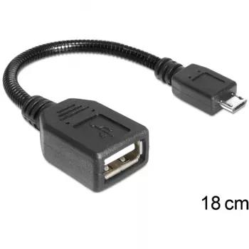 USB laidas Micro-USB B į USB A DeLOCK 83293 0,18 m