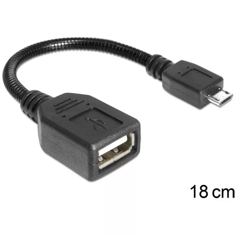 USB laidas Micro-USB B į USB A DeLOCK 83293 0,18 m