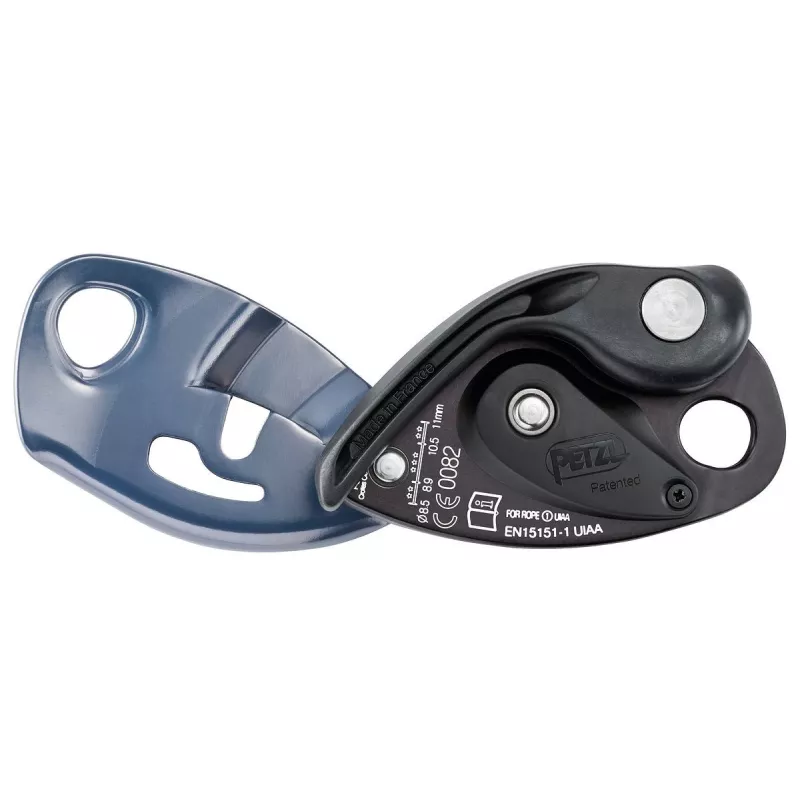 Vamzdinis apsaugos įtaisas Petzl GRIGRI – aliuminis ir plienas, 175 g, vienas vnt., raudona/oranžinė