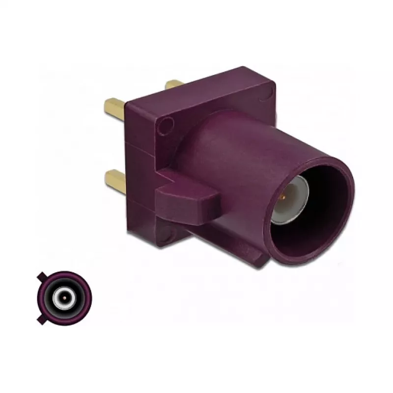Laido jungtis DeLOCK 89730 FAKRA D Violetinė