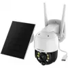 IP stebėjimo kamera Foscam B4 Dome 4 MP (2560×1440), Wi‑Fi 2,4 GHz, IP65, Saulės + baterija 5000 mAh, 355° pasukimas, 90° pakreipimas