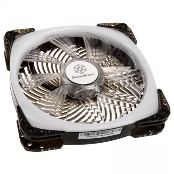 SilverStone SST-AP124-ARGB 120 mm ARGB dėklo ventiliatorius – juodas