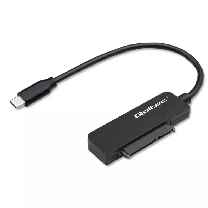QOLTEC SATA adapteris 52269 2,5 colio diskui į USB-C, palaiko iki 2 TB