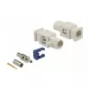 Koaksialinė jungtis DELOCK 89756 — FAKRA B kištukas, paauksuoti kontaktai, 9,4×25,6×7,4 mm