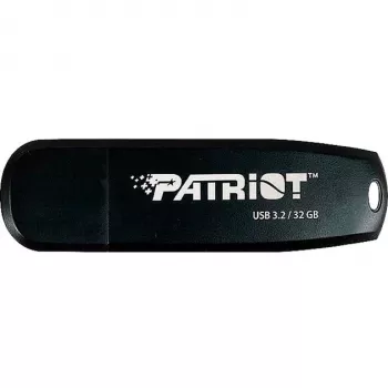 USB atmintukas PATRIOT 32 GB USB Type-A 3.2 Gen 1 juodas, 80 MB/s, kišeninis raktų pakabukas