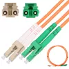 komutacinis kabelis Extralink LC/UPC - LC/APC daugiamodis OM2 dvipusis 3mm 2m