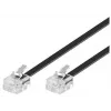 Telefono laidas Microconnect MPK182 RJ-11 RJ-11 2m Juodas