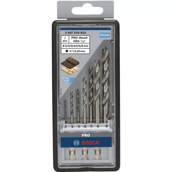 Smailiagalių grąžtų rinkinys Bosch 2607019923