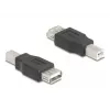 Jungčių adapteris DeLOCK 67199 USB Type-B į Type-A, juodas