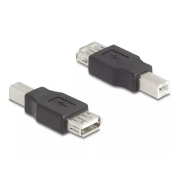 Jungčių adapteris DeLOCK 67199 USB Type-B į Type-A, juodas