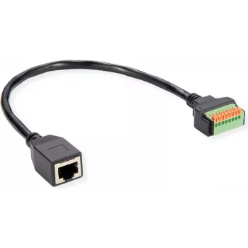 ROLINE kabelio adapteris RJ45 BU - prispaudžiamas gnybtų blokas - adapteris - tinklo (12.02.1172)