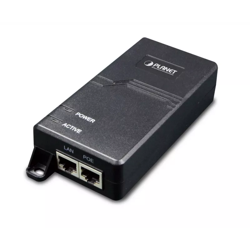 Tinklo komutatorius PLANET POE173 — 2 x Gigabit RJ-45 prievadai, maitinimas per Ethernet (PoE), juodas