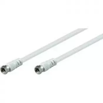 Wentronic Goobay SAT jungiamasis kabelis, baltas, 2,5 m - F kištukas F kištukas (11724)