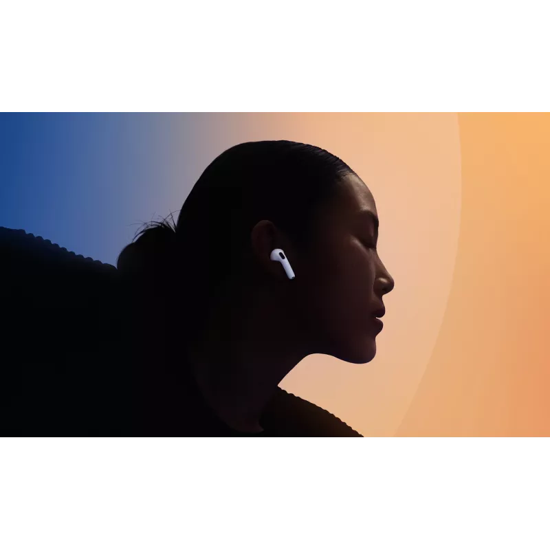 Apple AirPods 4 ausinės belaidės į ausis įdedamos skambučiams / muzikai / sportui / kasdienai Bluetooth baltos